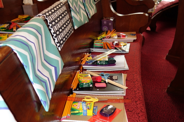 School Kits reading for shipping. School Kits reading for shipping.